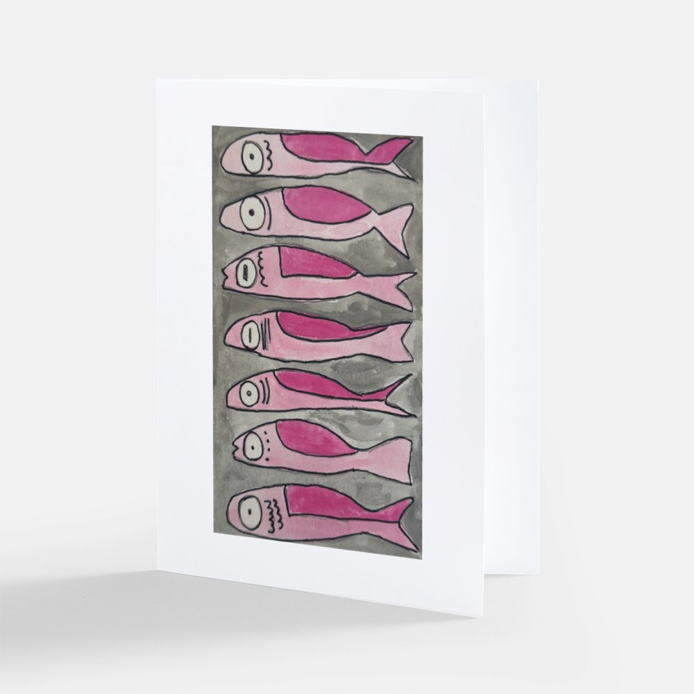 PRESALE | Sardines | Pack of 5 folded cards